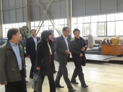 省建科院、建設廳領(lǐng)導來山東三維鋼結(jié)構(gòu)公司調(diào)研視察
