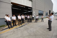 市政協領導來三維鋼結構視察招商引資工作